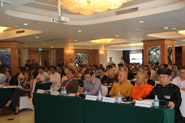 The closing ceremony of international seminar on religion 